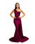 Sexy One Shoulder Bridesmaid Dresses Mermaid Honor of Maid Bride Silk Like Satin Dress for Girls