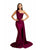Sexy One Shoulder Khaki Bridesmaid Dress Mermaid Maid of Honor Bride Silk Like Satin Dress for Girls