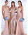 Sexy One Shoulder Khaki Bridesmaid Dress Mermaid Maid of Honor Bride Silk Like Satin Dress for Girls