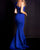 Simple Elastic Satin Bridesmaid Dresses Mermaid Stylish One Shoulder Maid of Honor Party Gowns Floor Length