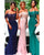 Fashion Sequined Bridesmaid Dresses Mermaid Off The Shoulder Wedding Party Gowns