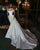 Off The Shoulder Satin Wedding Dresses Long Train Sheath Wedding Gown Said Mhamad Photography 2022