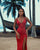 Sparkly Red Prom Dresses Sexy Mermaid Long Prom Gowns Spaghetti Straps AW2202242