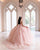 Pink Quinceanera Dress Floral Embroidery 3D Lace Appliques Tulle Ball Gowns Sweet 16 vestidos de quinceañera AW2207211