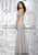 Grey Lace Mermaid Bridesmaid Dresses 2018  Floor Length V Neckline