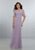 Simple Lilac Bridesmaid Dresses Bateau Sleeveless Chiffon Party Gowns 2018