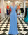 Sexy White Prom Dresses with V-Neck Appliqued Lace Long Chiffon Party Gowns 2020