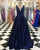 prom-dresses-2018 new-prom-dress fashion-2018-prom-dresses 2018-prom-dresses-navy-blue prom-dresses-ruffles prom-dresses-halter prom-dresses-beadings two-piece-prom-dresses tulle-prom-dresses-long