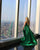 Simple Satin Prom Dresses with V-Neck New 2018 Green Long Prom Gowns Floor Length