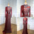 Luxury Muslim Elegant Long Sleeve Beaded Prom Dress with Detachable Train Mermaid Evening Gowns Dresses For Woman AW70199