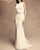 Simple 2018 Satin Mermaid Wedding Dresses with Belt Beaded Backless Wedding Gowns with Beadings