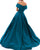2018 Hunter Green Elastic Satin Prom Dresses Split Long Prom Party Gowns Fashion