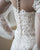 Popular Tulle Lace Train Wedding Dresses Long Sleeve Lace Wedding Gown Mermaid Bridal Dress 2022