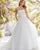 2018 Chic Strapless Wedding Dresses Organza Ball Gown Sexy Bridal Wedding Gowns