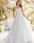2018 Chic Strapless Wedding Dresses Organza Ball Gown Sexy Bridal Wedding Gowns