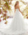 2018 Chic Strapless Wedding Dresses Organza Ball Gown Sexy Bridal Wedding Gowns