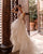 Delicate 2019 Wedding Dresses with V-Neckline Beaded A line Modest Bridal Gowns Organza Ruffles