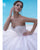 Sexy Sparkly 2019 Strapless Wedding Dresses Ruffles Tulle Ball Gown Bridal Wedding Gowns