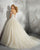 Princess 2018 Tulle Wedding Dresses Cap Sleeves Beaded Sparkly Ball Gown Bridal Wedding Gowns