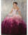 Newest Gorgeous Gradient Tulle Ruffles Ball Gown Quinceanera Dresses 2018