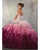Newest Gorgeous Gradient Tulle Ruffles Ball Gown Quinceanera Dresses 2018