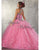 Sexy See Through Halter Beaded Tulle Ball Gown Quinceanera Dresses 2018