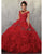 2018 Royal Blue Lace Quinceanera Dresses Organza Ruffles Ball Gowns Sweet 16