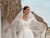 Off The Shoulder Satin Wedding Dresses V-Neck Sexy A-line Silhouette Bridal Gowns for Wedding