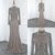 Luxury Muslim Elegant Long Sleeve Beaded Prom Dress with Detachable Train Mermaid Evening Gowns Dresses For Woman AW70199