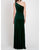 2021 Elegant One Shoulder Bridesmaid Dresses Split Side Soft Velvet Party Dress for Bridesmaids