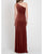 2021 Elegant One Shoulder Bridesmaid Dresses Split Side Soft Velvet Party Dress for Bridesmaids