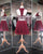 2018 Marsala Two Piece Homecoming Dresses Beadings Chiffon Skirt Fashion Style Short Prom Party Gowns