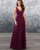 bridesmaid-dresses bridesmaid-dress-long  party-gowns honor-of-the-maid-dresses bridesmaid-dress-chiffon burgundy-bridesmaid-dress party-gowns 2019-prom-dress v-neck-prom-dress