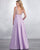 Elegant 2019 Lace Satin Ruffles Bridesmaid Dresses V-Neck Floor Length