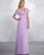 Modest Lilac Chiffon Bridesmaid Dresses with V-Neck Long Party Gowns New Arrival