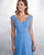 2019 New Chiffon Long Bridesmaid Dresses V-Neck Ruffles Floor Length