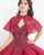 Burgundy Lace Quinceanera Dresses Detachable Spaghetti Straps Party Ball Gown Sweet 16 Dress