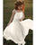 Ivory Flower Girls Dresses A-line First Birth Party Gowns