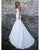 Elegant 2018 Satin Mermaid Wedding Dresses Strapless Delicate Lace Bridal Wedding Gowns Fashion