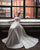 Simple 2018 Satin Wedding Dresses with Half Sleeve Open Back Wedding Gowns with Bow Floor Length