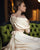 Simple 2018 Satin Wedding Dresses with Half Sleeve Open Back Wedding Gowns with Bow Tea Length