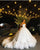 Tulle Ball Gown Wedding Dresses Ruffle Skirts Strapless Bridal Wedding Gowns Long Train