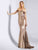 Sexy Mermaid Evening Dresses Sequined Cap Sleeves Formal Dress