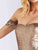 Sexy Mermaid Evening Dresses Sequined Cap Sleeves Formal Dress