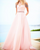 Off The Shoulder A line Blue Prom Dresses with Cap Sleeve Beaded 2018 Long Prom Party Gowns Pageant Dress
