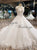 New Arrival 2018 Blush Pink Lace Ball Gown Wedding Dresses with Flowers