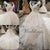 2018 Delicate Lace Wedding Dresses with Cap Sleeves Beaded