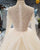 Modest 2019 Wedding Dresses Full Sleeve Lace Beaded Tulle Puffy Ruffles Ball Gown Bridal Dress