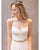 Stylish Criss-Cross Straps Lace Wedding Dress with Beading Sash Beach Bridal Gowns