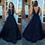 A line Prom Dresses with Plunge Neckline Satin Long 2018 Pageant Gowns